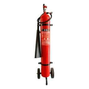 10 kg co2 fire wheeled trolley