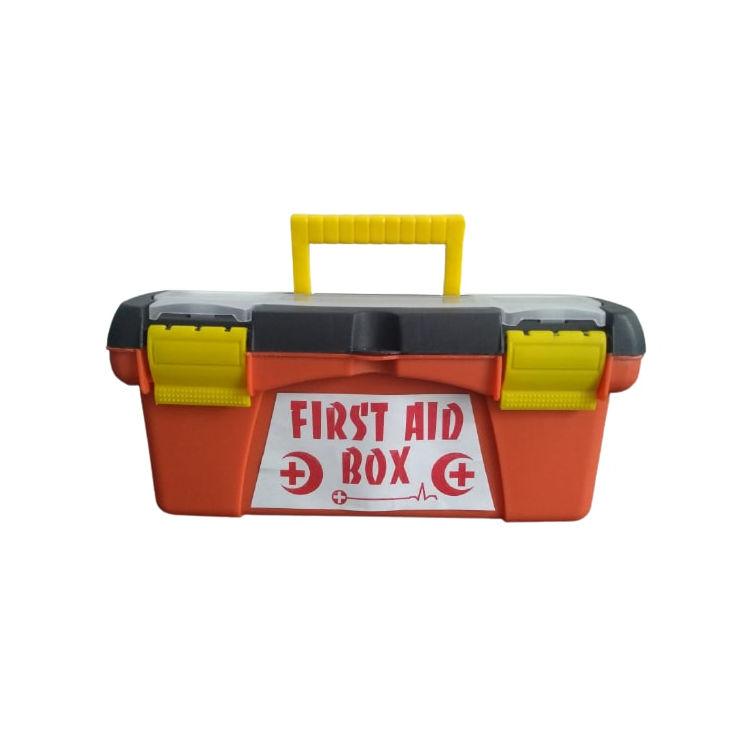 Portable Emergency First Aid Box Plastic Medicine & Surgical Storage