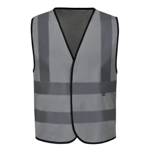 120 GSM Polyester Reflective Grey Safety Vest