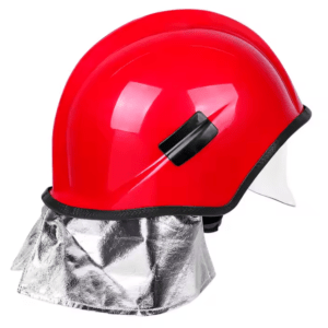 American Style Fire Fighting Fireman Helmet Red and Yellow Protective Firefighter Helmet