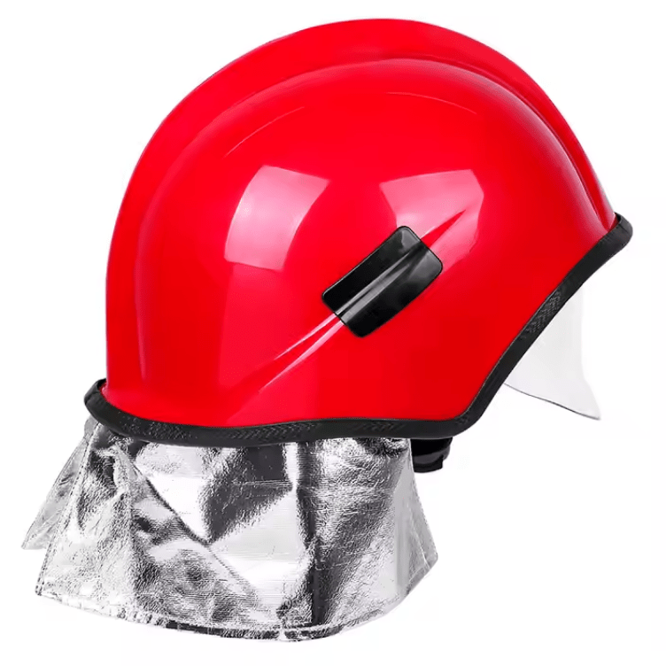 American Style Fire Fighting Fireman Helmet Red and Yellow Protective Firefighter Helmet