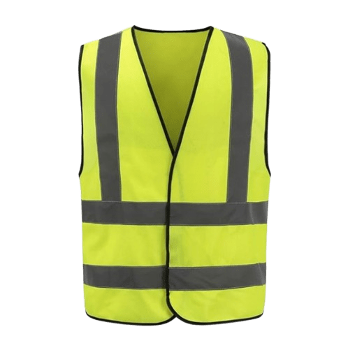 120 GSM Polyester Reflective Yellow Safety Vest